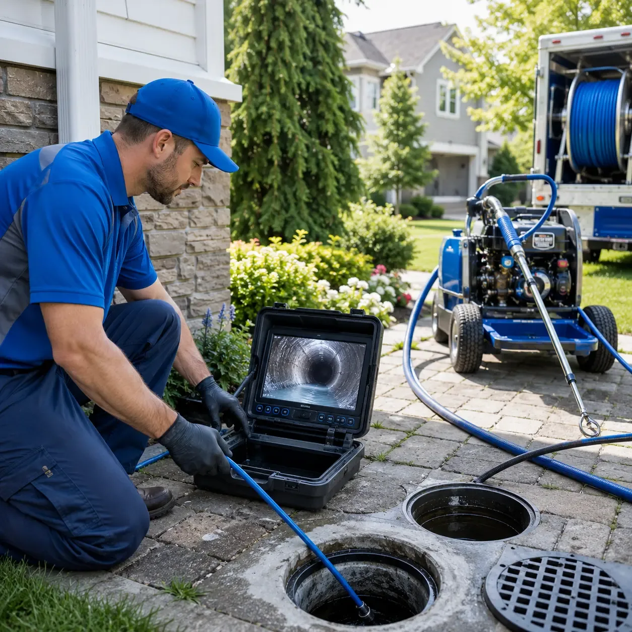 Outdoor drain cleaning professionals serving Glens Falls, NY